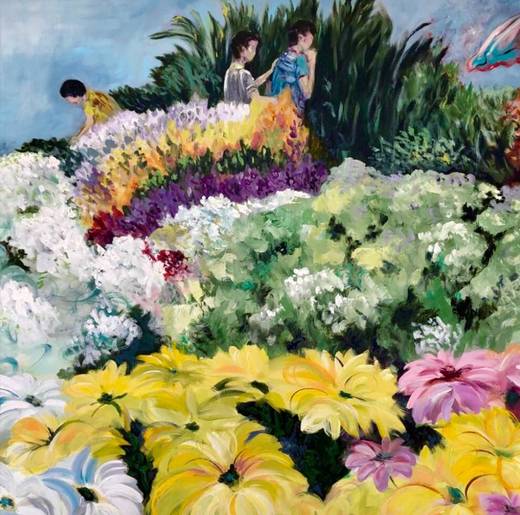 Painting by Karen Simon