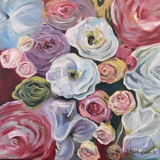 Painting by Karen Simon