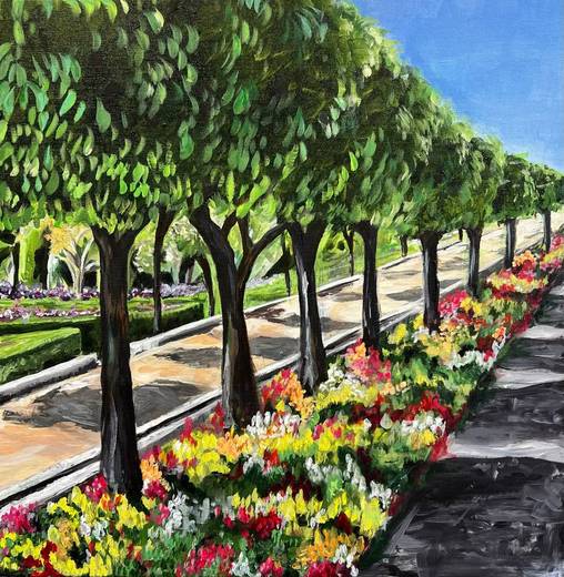 Painting by Karen Simon