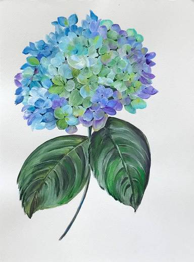 Painting by Karen Simon