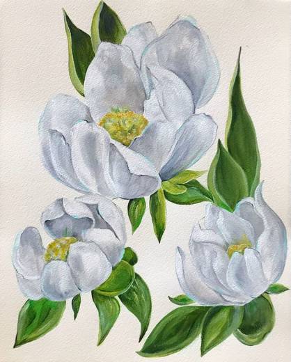 Painting by Karen Simon
