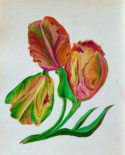 Painting by Karen Simon
