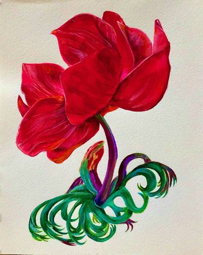 Painting by Karen Simon